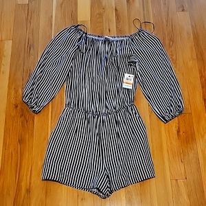 bar 111 off the shoulder romper brand new with tags